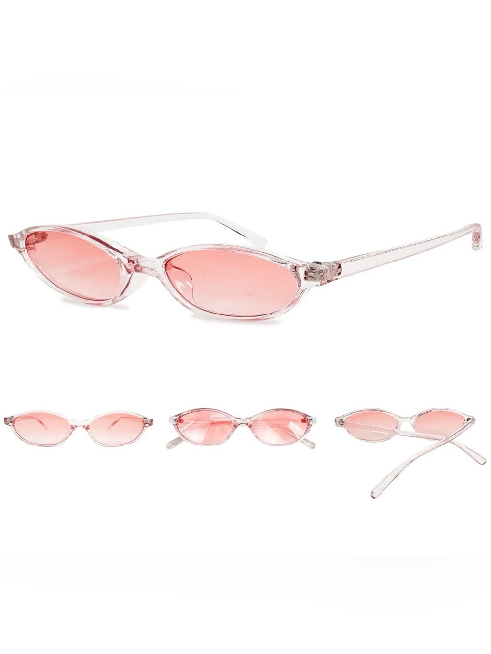 10SUN Oval Sunglasses - Retro 90s Y2k Style, UV Protection SUN GLASSES- 499-413